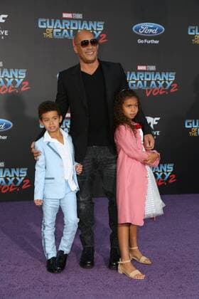 217093 AdMedia Starface 2017-04-19 Los Angeles Etats-Unis Premiere du film Guardians Of The Galaxy Vol.2 . 19 April 2017 - Hollywood, California - Vin Diesel, Hania Riley Sinclair, Vincent Sinclair. Premiere Of Disney And Marvel s Guardians Of The Galaxy Vol. 2 held at Dolby Theatre. Photo Credit: PMA AdMedia  Copyright: xAdMediax STAR_217093_015