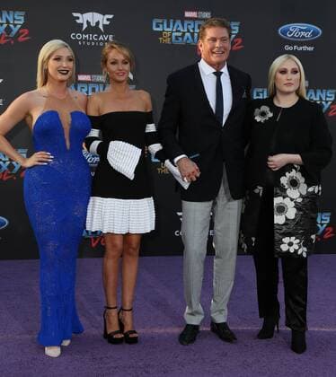 217093 AdMedia Starface 2017-04-19 Los Angeles Etats-Unis Premiere du film Guardians Of The Galaxy Vol.2 . 19 April 2017 - Hollywood, California - David Hasselhoff, Hayley Roberts. Premiere Of Disney And Marvel s Guardians Of The Galaxy Vol. 2 held at Dolby Theatre. Photo Credit: PMA AdMedia  Copyright: xAdMediax STAR_217093_042
