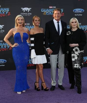 217093 AdMedia Starface 2017-04-19 Los Angeles Etats-Unis Premiere du film Guardians Of The Galaxy Vol.2 . 19 April 2017 - Hollywood, California - David Hasselhoff, Hayley Roberts. Premiere Of Disney And Marvel s Guardians Of The Galaxy Vol. 2 held at Dolby Theatre. Photo Credit: PMA AdMedia  Copyright: xAdMediax STAR_217093_043
