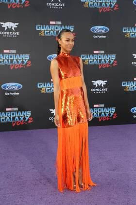 217093 AdMedia Starface 2017-04-19 Los Angeles Etats-Unis Premiere du film Guardians Of The Galaxy Vol.2 . 19 April 2017 - Hollywood, California - Zoe Saldana. Premiere Of Disney And Marvel s Guardians Of The Galaxy Vol. 2 held at Dolby Theatre. Photo Credit: PMA AdMedia  Copyright: xAdMediax STAR_217093_046
