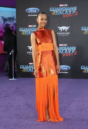 217093 AdMedia Starface 2017-04-19 Los Angeles Etats-Unis Premiere du film Guardians Of The Galaxy Vol.2 . 19 April 2017 - Hollywood, California - Zoe Saldana. Premiere Of Disney And Marvel s Guardians Of The Galaxy Vol. 2 held at Dolby Theatre. Photo Credit: PMA AdMedia  Copyright: xAdMediax STAR_217093_047