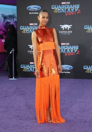 217093 AdMedia Starface 2017-04-19 Los Angeles Etats-Unis Premiere du film Guardians Of The Galaxy Vol.2 . 19 April 2017 - Hollywood, California - Zoe Saldana. Premiere Of Disney And Marvel s Guardians Of The Galaxy Vol. 2 held at Dolby Theatre. Photo Credit: PMA AdMedia  Copyright: xAdMediax STAR_217093_048
