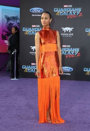 217093 AdMedia Starface 2017-04-19 Los Angeles Etats-Unis Premiere du film Guardians Of The Galaxy Vol.2 . 19 April 2017 - Hollywood, California - Zoe Saldana. Premiere Of Disney And Marvel s Guardians Of The Galaxy Vol. 2 held at Dolby Theatre. Photo Credit: PMA AdMedia  Copyright: xAdMediax STAR_217093_050