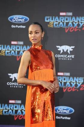 217093 AdMedia Starface 2017-04-19 Los Angeles Etats-Unis Premiere du film Guardians Of The Galaxy Vol.2 . 19 April 2017 - Hollywood, California - Zoe Saldana. Premiere Of Disney And Marvel s Guardians Of The Galaxy Vol. 2 held at Dolby Theatre. Photo Credit: PMA AdMedia  Copyright: xAdMediax STAR_217093_051