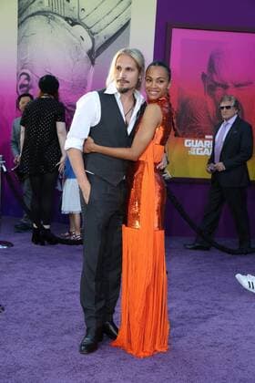 217093 AdMedia Starface 2017-04-19 Los Angeles Etats-Unis Premiere du film Guardians Of The Galaxy Vol.2 . 19 April 2017 - Hollywood, California - Zoe Saldana, Marco Perego. Premiere Of Disney And Marvel s Guardians Of The Galaxy Vol. 2 held at Dolby Theatre. Photo Credit: PMA AdMedia  Copyright: xAdMediax STAR_217093_055