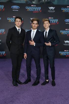 April 19, 2017 - 19 April 2017 - Hollywood, California - Forever in Your Mind, Emery Kelly, Ricky Garcia, Liam Attridge. Premiere Of Disney And Marvel s Guardians Of The Galaxy Vol. 2 held at Dolby Theatre. Photo Credit: PMA AdMedia - ZUMAa123 20170419_zaa_a123_342 Copyright: xPma Admediax
