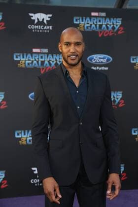 April 19, 2017 - 19 April 2017 - Hollywood, California - Henry Simmons. Premiere Of Disney And Marvel s Guardians Of The Galaxy Vol. 2 held at Dolby Theatre. Photo Credit: PMA AdMedia - ZUMAa123 20170419_zaa_a123_322 Copyright: xPma Admediax