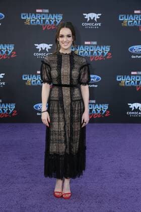 April 19, 2017 - 19 April 2017 - Hollywood, California -Elizabeth Henstridge. Premiere Of Disney And Marvel s Guardians Of The Galaxy Vol. 2 held at Dolby Theatre. Photo Credit: PMA AdMedia - ZUMAa123 20170419_zaa_a123_324 Copyright: xPma Admediax