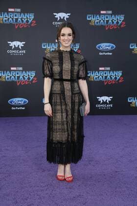 April 19, 2017 - 19 April 2017 - Hollywood, California -Elizabeth Henstridge. Premiere Of Disney And Marvel s Guardians Of The Galaxy Vol. 2 held at Dolby Theatre. Photo Credit: PMA AdMedia - ZUMAa123 20170419_zaa_a123_288 Copyright: xPma Admediax