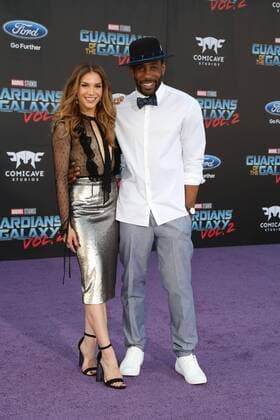 April 19, 2017 - 19 April 2017 - Hollywood, California - Allison Holker, Stephen Boss. Premiere Of Disney And Marvel s Guardians Of The Galaxy Vol. 2 held at Dolby Theatre. Photo Credit: PMA AdMedia - ZUMAa123 20170419_zaa_a123_293 Copyright: xPma Admediax