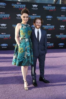 April 19, 2017 - 19 April 2017 - Hollywood, California - Clare Grant, Seth Green. Premiere Of Disney And Marvel s Guardians Of The Galaxy Vol. 2 held at Dolby Theatre. Photo Credit: PMA AdMedia - ZUMAa123 20170419_zaa_a123_264 Copyright: xPma Admediax