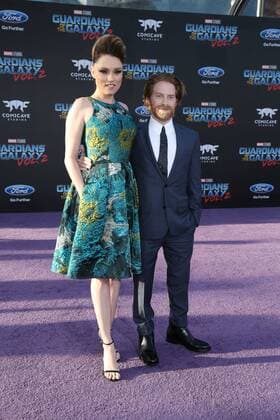 April 19, 2017 - 19 April 2017 - Hollywood, California - Clare Grant, Seth Green. Premiere Of Disney And Marvel s Guardians Of The Galaxy Vol. 2 held at Dolby Theatre. Photo Credit: PMA AdMedia - ZUMAa123 20170419_zaa_a123_269 Copyright: xPma Admediax