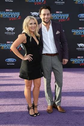 April 19, 2017 - 19 April 2017 - Hollywood, California - Emily Osment, Jonathan Sadowski. Premiere Of Disney And Marvel s Guardians Of The Galaxy Vol. 2 held at Dolby Theatre. Photo Credit: PMA AdMedia - ZUMAa123 20170419_zaa_a123_271 Copyright: xPma Admediax