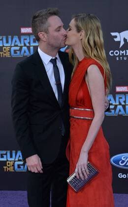 TV personality Chris Hardwick and his wife, actress Lydia Hearst attend the premiere of the sci-fi motion picture Guardians of the Galaxy Vol. 2 at the Dolby Theatre in the Hollywood section of Los Angeles on April 19, 2017. Storyline: Set to the backdrop of Awesome Mixtape 2, Guardians continues the team s adventures as they unravel the mystery of Peter Quill s true parentage.  LAP2017041947 JIMxRUYMEN