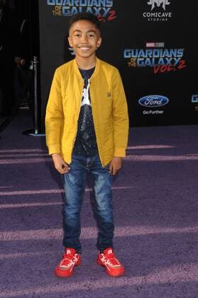 April 19, 2017 - Los Angeles, California, United States - April 19th 2017 - Los Angeles California USA - Actor MILES BROWN at the Guardians of the Galaxy Vol 2 Premiere held at the El Capitan Theate, Hollywood, Los Angeles Los Angeles United States - ZUMAf05_ 20170419_zaf_f05_087 Copyright: xPaulxFentonx