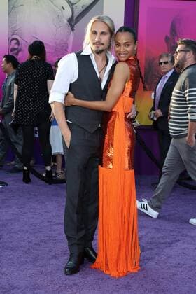 LOS ANGELES - APR 19: Marco Perego, Zoe Saldana at the Guardians of the Galaxy Vol. 2 Los Angeles Premiere at the Dolby Theater on April 19, 2017 in Los Angeles, CA  Copyright: xHPAx xIPAx xHutchinsxPhotox