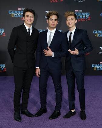 LOS ANGELES - APR 19: Emery Kelly, Liam Attridge, Ricky Garcia, Forever in Your Mind at the Guardians of the Galaxy Vol. 2 Los Angeles Premiere at the Dolby Theater on April 19, 2017 in Los Angeles, CA  Copyright: xHPAx xIPAx xHutchinsxPhotox
