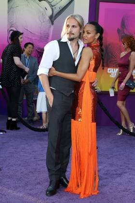 LOS ANGELES - APR 19: Marco Perego, Zoe Saldana at the Guardians of the Galaxy Vol. 2 Los Angeles Premiere at the Dolby Theater on April 19, 2017 in Los Angeles, CA  Copyright: xHPAx xIPAx xHutchinsxPhotox