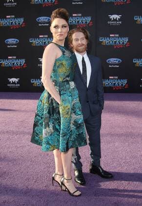 April 19, 2017 - Hollywood, CA, United States - 19 April 2017 - Hollywood, California - Clare Grant, Seth Green. Premiere Of Disney And Marvel s Guardians Of The Galaxy Vol. 2 held at the Dolby Theatre. Photo Credit: AdMedia Hollywood United States - ZUMAa123 20170419_zaa_a123_377 Copyright: xAdmediax