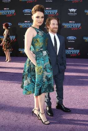 April 19, 2017 - Hollywood, CA, United States - 19 April 2017 - Hollywood, California - Clare Grant, Seth Green. Premiere Of Disney And Marvel s Guardians Of The Galaxy Vol. 2 held at the Dolby Theatre. Photo Credit: AdMedia Hollywood United States - ZUMAa123 20170419_zaa_a123_380 Copyright: xAdmediax
