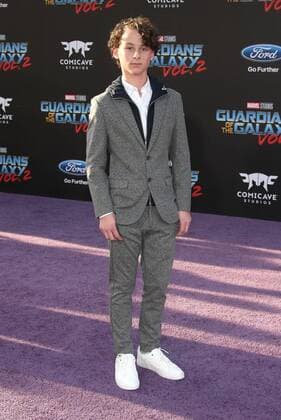 April 19, 2017 - Hollywood, CA, United States - 19 April 2017 - Hollywood, California - Wyatt Oleff. Premiere Of Disney And Marvel s Guardians Of The Galaxy Vol. 2 held at the Dolby Theatre. Photo Credit: AdMedia Hollywood United States - ZUMAa123 20170419_zaa_a123_385 Copyright: xAdmediax