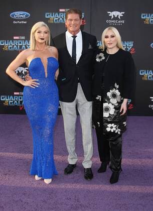 217093 AdMedia Starface 2017-04-19 CA Los Angeles Etats-Unis Premiere du film Guardians Of The Galaxy Vol.2 . 19 April 2017 - Hollywood, California - Hayley Hasselhoff, David Hasselhoff, Taylor Ann Hasselhoff. Premiere Of Disney And Marvel s Guardians Of The Galaxy Vol. 2 held at the Dolby Theatre. Photo Credit: AdMedia  Copyright: xAdMediax STAR_217093_095