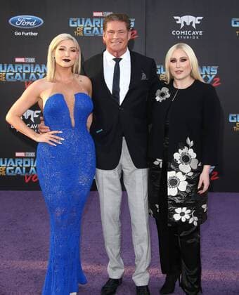 217093 AdMedia Starface 2017-04-19 CA Los Angeles Etats-Unis Premiere du film Guardians Of The Galaxy Vol.2 . 19 April 2017 - Hollywood, California - Hayley Hasselhoff, David Hasselhoff, Taylor Ann Hasselhoff. Premiere Of Disney And Marvel s Guardians Of The Galaxy Vol. 2 held at the Dolby Theatre. Photo Credit: AdMedia  Copyright: xAdMediax STAR_217093_097