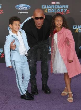 217093 AdMedia Starface 2017-04-19 CA Los Angeles Etats-Unis Premiere du film Guardians Of The Galaxy Vol.2 . 19 April 2017 - Hollywood, California - Vin Diesel (C) son Vincent Sinclair (L) and daughter Hania Riley Sinclair. Premiere Of Disney And Marvel s Guardians Of The Galaxy Vol. 2 held at the Dolby Theatre. Photo Credit: AdMedia  Copyright: xAdMediax STAR_217093_116