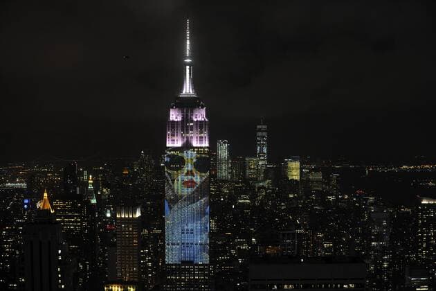 Blick auf das Empire State Building beim Harper s Bazaar s 150th Anniversay Event mit Motiven aus 15 Decaden aus Bazaar s Archiven. New York, 19.04.2017 Foto:xD.xVanxTinex xFuturexImage