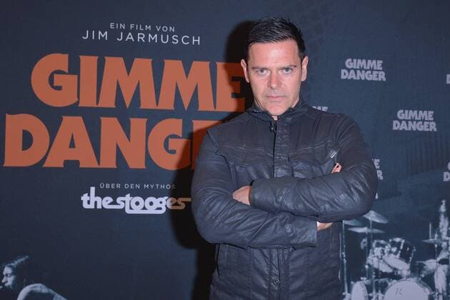 Richard Zven Kruspe, Rammstein Ankunft Iggy POPs Birthday Bash zum Konzert Kinofilm GIMME DANGER im KIno International in Berlin am 20.04.2017