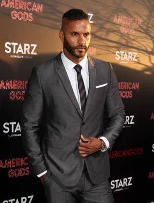 April 20, 2017 - Los Angeles, CA, United States - 20 April 2017 - Los Angeles, California - Ricky Whittle. American Gods Los Angeles Premiere held at The Cinerama Dome Theatre. Photo Credit: AdMedia Los Angeles United States - ZUMAa123 20170420_zaa_a123_055 Copyright: xAdmediax