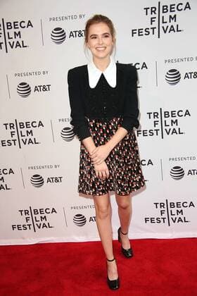April 20, 2017 - New York, New York, U.S. - ZOEY DEUTCH attends the World Premiere of Flower at the 2017 Tribeca Film Festival.SVA Theater, NYC.April 20, 2017.Photos by , Photos Inc. New York U.S. - ZUMAms4_ 20170420_zaf_ms4_004 Copyright: xSoniaxMoskowitzx