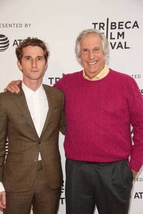 April 20, 2017 - New York, New York, U.S. - HENRY WINKLER, MAX WINKLER attend the World Premiere of Flower at the 2017 Tribeca Film Festival.SVA Theater, NYC.April 20, 2017.Photos by , Photos Inc. New York U.S. - ZUMAms4_ 20170420_zaf_ms4_009 Copyright: xSoniaxMoskowitzx