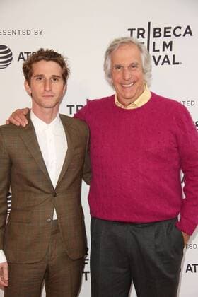 April 20, 2017 - New York, New York, U.S. - HENRY WINKLER, MAX WINKLER attend the World Premiere of Flower at the 2017 Tribeca Film Festival.SVA Theater, NYC.April 20, 2017.Photos by , Photos Inc. New York U.S. - ZUMAms4_ 20170420_zaf_ms4_010 Copyright: xSoniaxMoskowitzx