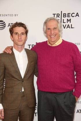 April 20, 2017 - New York, New York, U.S. - HENRY WINKLER, MAX WINKLER attend the World Premiere of Flower at the 2017 Tribeca Film Festival.SVA Theater, NYC.April 20, 2017.Photos by , Photos Inc. New York U.S. - ZUMAms4_ 20170420_zaf_ms4_011 Copyright: xSoniaxMoskowitzx