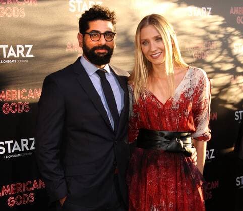 April 20, 2017 - Los Angeles, CA, United States - 20 April 2017 - Los Angeles, California - Mousa Kraish and Guest. American Gods Los Angeles Premiere held at The Cinerama Dome Theatre. Photo Credit: AdMedia Los Angeles United States - ZUMAa123 20170420_zaa_a123_106 Copyright: xAdmediax