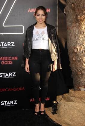 April 20, 2017 - Los Angeles, CA, United States - 20 April 2017 - Los Angeles, California - Jessica Parker Kennedy. American Gods Los Angeles Premiere held at The Cinerama Dome Theatre. Photo Credit: AdMedia Los Angeles United States - ZUMAa123 20170420_zaa_a123_113 Copyright: xAdmediax