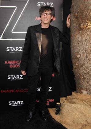 April 20, 2017 - Los Angeles, CA, United States - 20 April 2017 - Los Angeles, California - Author of American Gods, Neil Gaiman. American Gods Los Angeles Premiere held at The Cinerama Dome Theatre. Photo Credit: AdMedia Los Angeles United States - ZUMAa123 20170420_zaa_a123_123 Copyright: xAdmediax