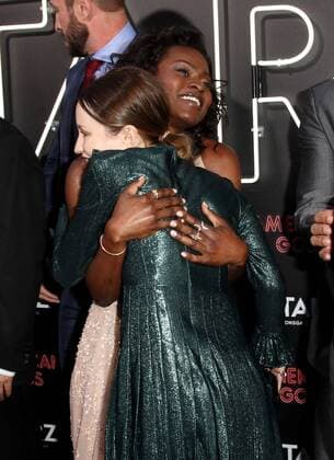 April 20, 2017 - Los Angeles, CA, United States - 20 April 2017 - Los Angeles, California - Yetide Badaki and Emily Browning. American Gods Los Angeles Premiere held at The Cinerama Dome Theatre. Photo Credit: AdMedia Los Angeles United States - ZUMAa123 20170420_zaa_a123_142 Copyright: xAdmediax