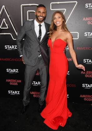 April 20, 2017 - Los Angeles, CA, United States - 20 April 2017 - Los Angeles, California - Ricky Whittle and Guest. American Gods Los Angeles Premiere held at The Cinerama Dome Theatre. Photo Credit: AdMedia Los Angeles United States - ZUMAa123 20170420_zaa_a123_146 Copyright: xAdmediax