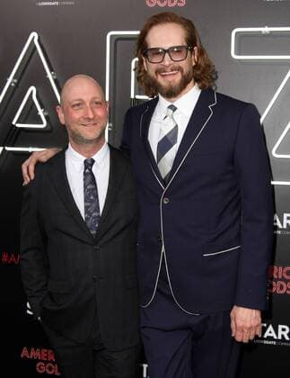 April 20, 2017 - Los Angeles, CA, United States - 20 April 2017 - Los Angeles, California - Michael Green and Bryan Fuller, Executive Producers, Showrunner. American Gods Los Angeles Premiere held at The Cinerama Dome Theatre. Photo Credit: AdMedia Los Angeles United States - ZUMAa123 20170420_zaa_a123_150 Copyright: xAdmediax