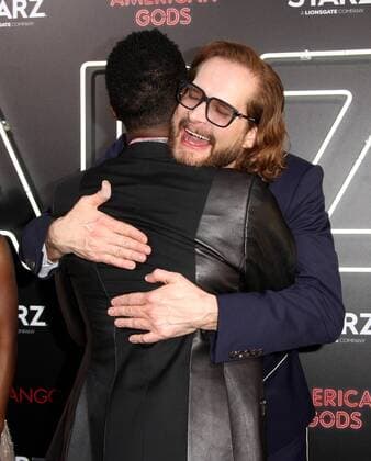 April 20, 2017 - Los Angeles, CA, United States - 20 April 2017 - Los Angeles, California - Orlando Jones and Bryan Fuller, Executive Producer, Showrunner. American Gods Los Angeles Premiere held at The Cinerama Dome Theatre. Photo Credit: AdMedia Los Angeles United States - ZUMAa123 20170420_zaa_a123_155 Copyright: xAdmediax