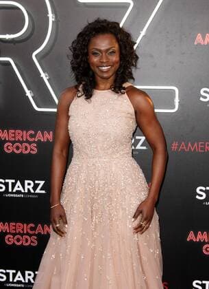 April 20, 2017 - Los Angeles, CA, United States - 20 April 2017 - Los Angeles, California - Yetide Badaki. American Gods Los Angeles Premiere held at The Cinerama Dome Theatre. Photo Credit: AdMedia Los Angeles United States - ZUMAa123 20170420_zaa_a123_169 Copyright: xAdmediax