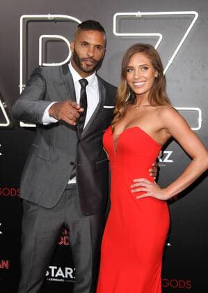 April 20, 2017 - Los Angeles, CA, United States - 20 April 2017 - Los Angeles, California - Ricky Whittle and Guest. American Gods Los Angeles Premiere held at The Cinerama Dome Theatre. Photo Credit: AdMedia Los Angeles United States - ZUMAa123 20170420_zaa_a123_176 Copyright: xAdmediax