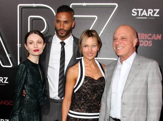 April 20, 2017 - Los Angeles, CA, United States - 20 April 2017 - Los Angeles, California - Emily Browning, Ricky Whittle , Tina Trahan and Chris Albrecht. American Gods Los Angeles Premiere held at The Cinerama Dome Theatre. Photo Credit: AdMedia Los Angeles United States - ZUMAa123 20170420_zaa_a123_203 Copyright: xAdmediax