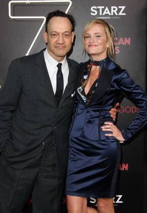 April 20, 2017 - Los Angeles, CA, United States - 20 April 2017 - Los Angeles, California - Ted Raimi and Guest. American Gods Los Angeles Premiere held at The Cinerama Dome Theatre. Photo Credit: AdMedia Los Angeles United States - ZUMAa123 20170420_zaa_a123_219 Copyright: xAdmediax