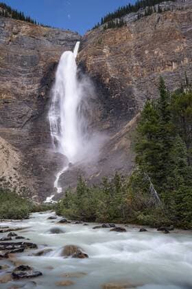 Takakkaw Falls waterfall in the Canadian Rockies. Copyright: xAlanxNovelli LOOPxIMAGESx ANI22316WT13