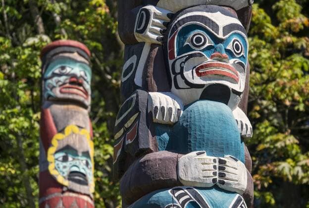 Totem Poles at Brockton Point in Stanley Park. Copyright: xAlanxNovelli LOOPxIMAGESx ANI22316WT25