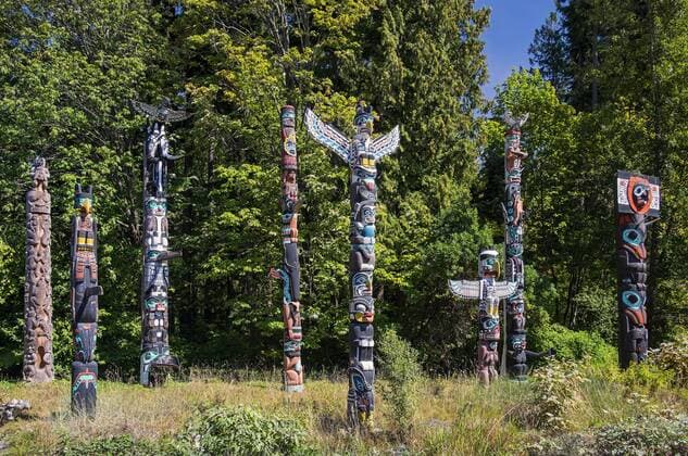 Totem Poles at Brockton Point in Stanley Park. Copyright: xAlanxNovelli LOOPxIMAGESx ANI22316WT27
