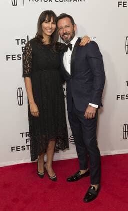 USA: 2017 Tribeca Film Festival Carolina Encarnacion and Ettore D Alessandro attend the Samba Premiere during 2017 Tribeca Film Festival at Cinepolis Chelsea  LevxRadin